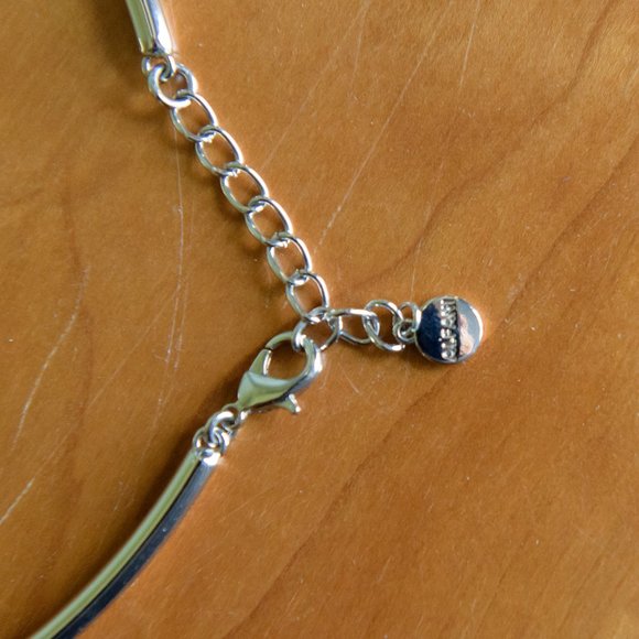 Alfani Two-Tone Colorblock Collar Necklace - Picture 5 of 5